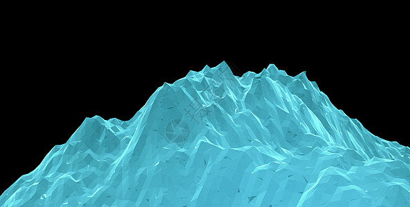 数字抽象线框景观背景土地导航框架顶峰多边形蓝色建造x射线技术爬坡图片