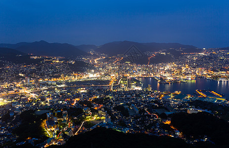 长崎天线夜图片