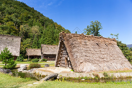 日本白川果村季节世界建筑地标建筑学房子村庄森林白川农场图片