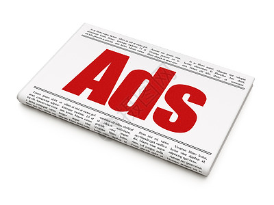 红色广告广告概念 报纸头条adds通讯品牌标题新闻战略渲染互联网文章市场宣传背景