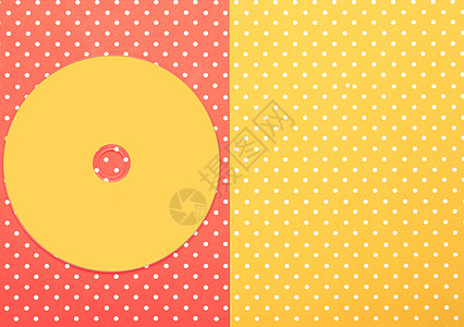 具有彩色顶部背景的光盘 CD视频蓝色插图刷子矩形几何学音乐屏幕红色艺术品图片