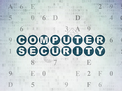 数字数据纸背景上的安全概念计算机安全警报财产密码隐私裂缝别针技术字母蓝色绘画图片