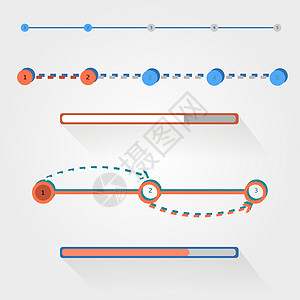 平面网页设计进度条设置 插画软件适应症数据用户进步指标电脑技术下载互联网图片