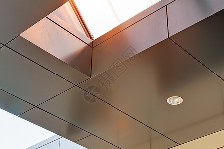 铝制立面和 alubond 面板工厂反射窗户货物金属仓库线条公司控制板玻璃图片