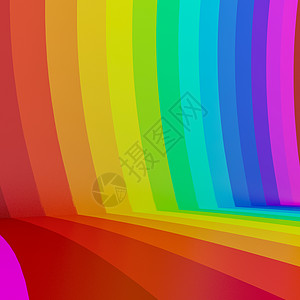 抽象七彩彩虹透视背景 3阴影墨水情绪化样本坡度渲染学位调色板榜样插图图片