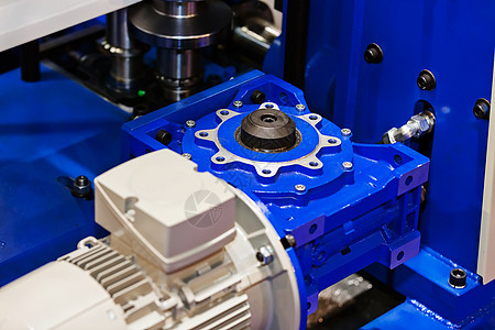 大型电动发动机的Gearbox转子齿轮植物变速箱线圈材料工厂机器引擎同步图片