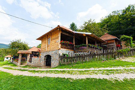 旧山庄农家旅游小屋村庄橙子乡村历史农场木头国家图片