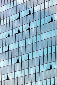 打开窗户的玻璃立面天空摩天大楼技术建筑财产办公室中心商业蓝色市中心图片
