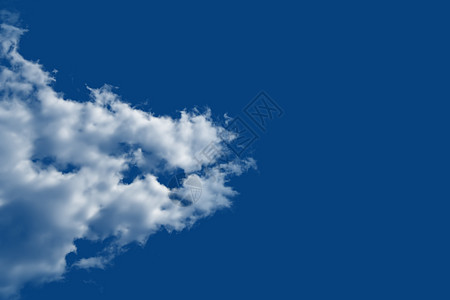 蓝色天空 有白云气象臭氧场景气候地平线风景天际天气空气环境图片