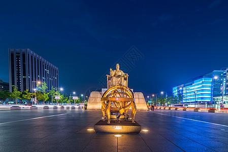 韩国首尔市的世宗女神像图片