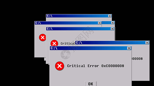 重大错误 旧接口设计失败互联网冒险警报技术信号屏幕危险注意力警告背景图片