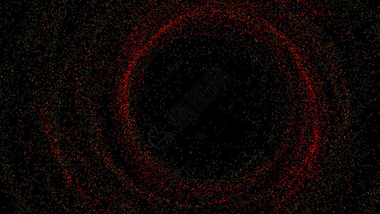 具有旋转小粒子的抽象背景计算机力量轨道原子圆圈图形电子艺术化学行动图片