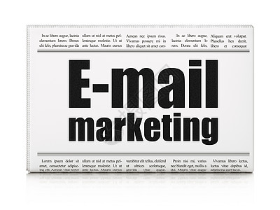 广告概念 报纸头条电子邮件促销推广活动通讯新闻电子文章营销市场邮件战略图片