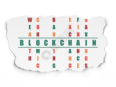 区块链支付填字游戏中的货币概念区块链财富技术储蓄账单价格库存投资银行宝藏金融背景