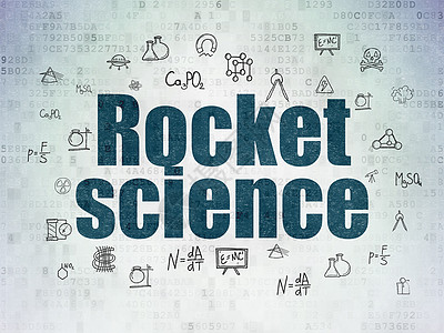 数字数据论文背景上的科学概念火箭科学技术代码涂鸦创新知识学校蓝色绘画化学勘探图片