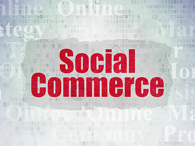 数字数据纸背景上的营销概念社会商务品牌市场产品战略标签宣传电脑推广活动互联网图片