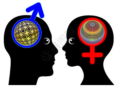 男性和女性的大脑是不一样的图片