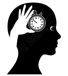 时间管理组织工作手表成效跑表生物钟隐喻学习技术商业图片