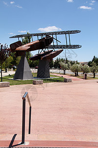 复制的海机纪念碑雕像金属航班引擎水上飞机先锋螺旋桨复制品海军飞机图片