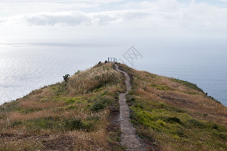 马德拉的沿海景观爬坡植被海洋旅行绿色海岸地区支撑天气吸引力图片