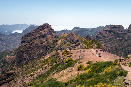 观景台场景地形石头阳光顶峰景点晴天旅行假期太阳图片