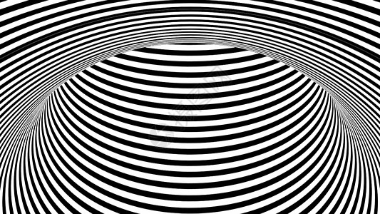 黑白隧道推介会多边形黑与白图形漩涡艺术船体网格管道格子图片