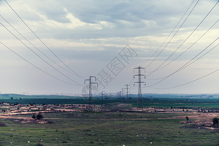 带电线的高压电极环境电缆力量场地金属危险网格电气活力车站图片