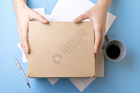 无标题空白店铺纸板工作工人盒子牛皮纸白色邮政办公室图片