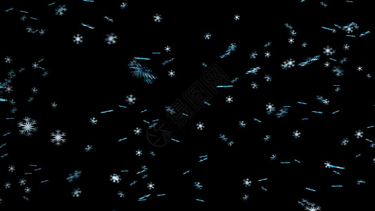 4K 的逼真雪景  3d 渲染背景薄片活力雪花风暴运动庆典黑色粒子天气天空图片