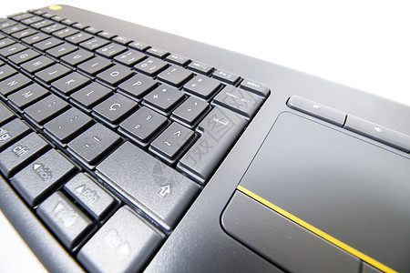 黑黑键盘特写白色电脑软垫老鼠钥匙按钮鼠标垫技术图片