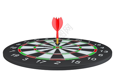 用 arro 瞄准飞镖白色分数靶心战略营销游戏圆圈优胜者红色成就图片