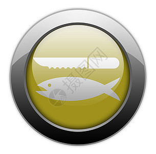 图标 按钮 象形鱼清洁剔骨插图蒙皮指示牌内脏娱乐海鲜纽扣去骨鱼类图片