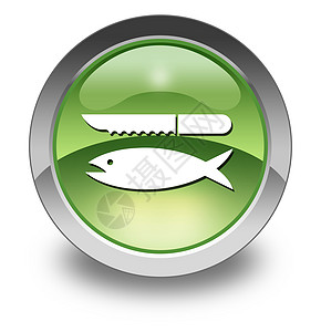 图标 按钮 象形鱼清洁蒙皮内脏贴纸鱼类娱乐纽扣闲暇文字插图指示牌图片