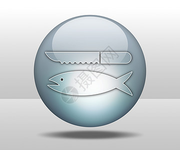 图标 按钮 象形鱼清洁钓鱼鱼类闲暇内脏纽扣海鲜指示牌剔骨去骨娱乐图片