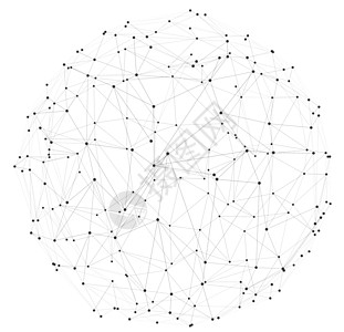 线框多边形元素建造粒子金属地球白色网络三角形社会球体艺术图片