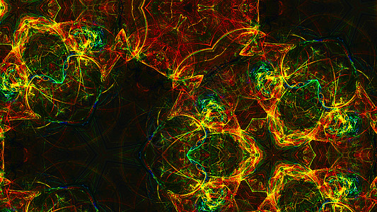 抽象分形浅色背景 数字 3d 渲染背景精神艺术品力量辉光想像力墙纸电磁火焰活力艺术图片