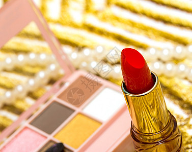 红唇膏化妆品代表美容产品和化妆品图片