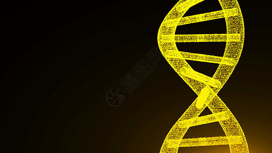 抽象的 dna 粒子 数字插图背景化学技术生物纳米螺旋药品生活模块编队代码图片