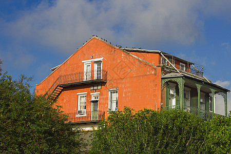 新奥尔良旧房子图片
