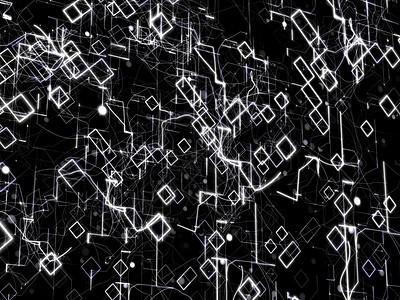 技术抽象背景 数字概念互联网墙纸转换艺术项目科学建造黑色矩阵网络图片