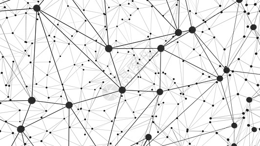 与点和线的全球网络连接三角形技术互联网数据创造力商业网格电脑原子多边形图片