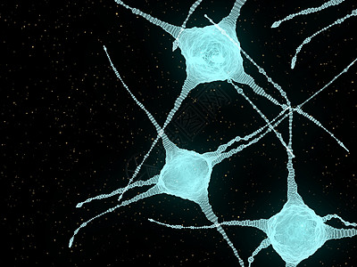 大脑中神经元的抽象例证激素网络辉光科学头脑冥想冲动风暴生物细胞图片