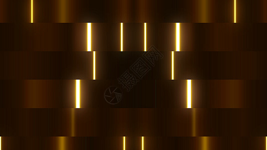 抽象块灯 数字 3d 渲染背景舞蹈条纹金子线条奢华辉光动画片假期马赛克瓷砖图片