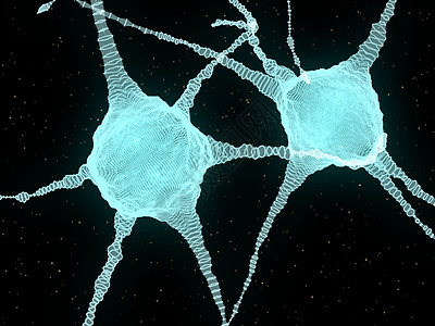 大脑中神经元的抽象例证神经生物学信号冥想科学激素轴突生物解剖学风暴图片