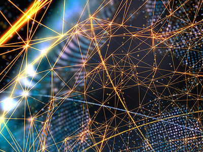 网络互联网通信的概念营销服务器电缆3d领导者金属科学基础设施数据技术图片