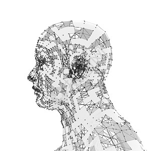机器人新技术的概念机械小说电子人控制论男人多边形科幻机器文摘电线图片