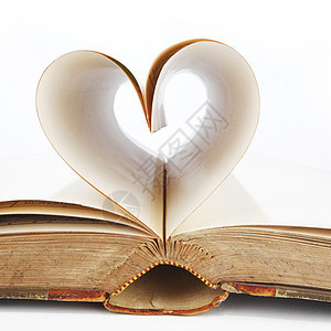 书页的心床单文学作品知识浪漫白色科学学习教育阅读图片