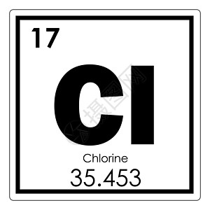 氯化学元素物公式科学化学极客原子图片