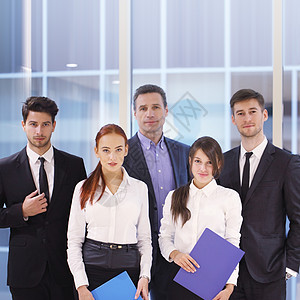 商业团队肖像男人伙伴男性合作职员女性人士团体办公室同事图片