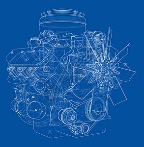 发动机草图  3d 它制作图案草稿打印机械绘画机器齿轮引擎蓝图车轮墨水图片